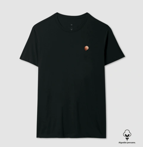 Camiseta Compact LeaF signature Folha Bronze Algodão Peruano - comprar online