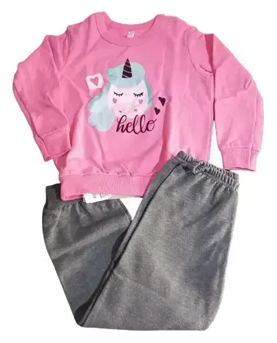 Conjunto de moletom Menina Malwee Unicórnio - comprar online