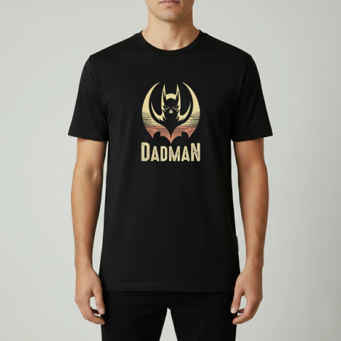 Remera Dadman Dia Del Padre Superhéroe Batman Regalo Papa