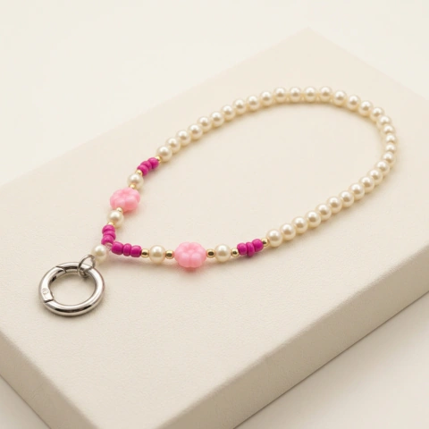Phone Strap Flor de Cerejeira
