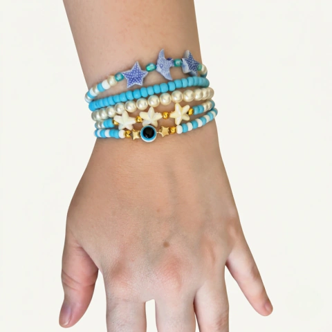 Mix de Pulseiras Brisa do Mar