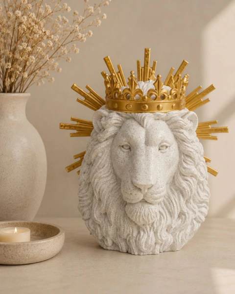 Escultura Leão de Judah - comprar online