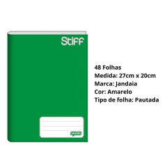 Caderno Brochurão 48F Verde Jandaia - loja online