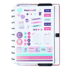 Caderno Inteligente Medio Black 80F - loja online