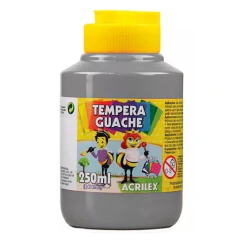 Tinta Guache 250ml Cinza Acrilex - comprar online