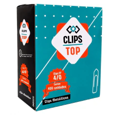 Clips 4/0 400 Unidades Top