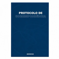 Livro Protocolo de Correspondência 1/4 100 Folhas - São Domingos