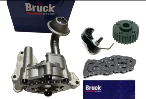Kit de Bomba de Aceite Tensor Cadena y Engrane de Cigüeñal Para Golf Jetta A4 Clasico Bruck