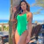 Maiô Luana Verde Empina Bumbum