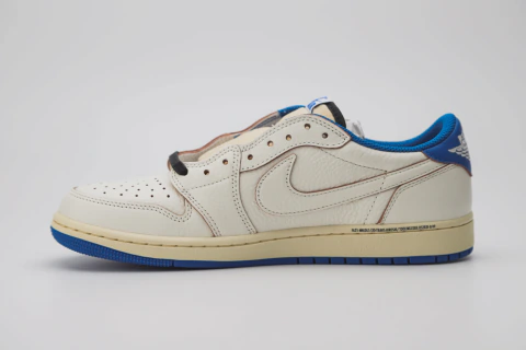Fragment x Travis Scott x Air Jordan 1 Low OG SP Sail Military Blue (Pronta Entrega) - comprar online