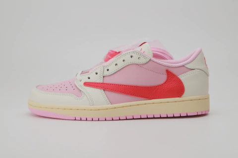 Travis Scott x Air Jordan 1 Low OG SP Sail Tropical Pink