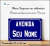 Placas de Rua Decorativa em Alumínio ou Metal para Personalização - comprar online