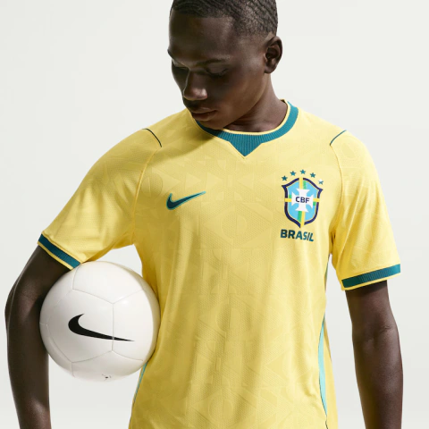 Camisa Brasil Amarela 26/27 Jogador Masculina