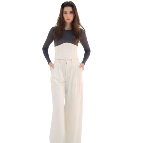 Calça Moletom Risca de Giz - comprar online