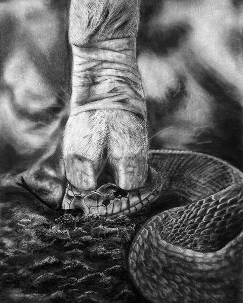 O Cordeiro e a Serpente — Obra Original