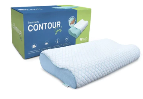 Travesseiro Contour Gel Viscoelástico 60x40 - Theva