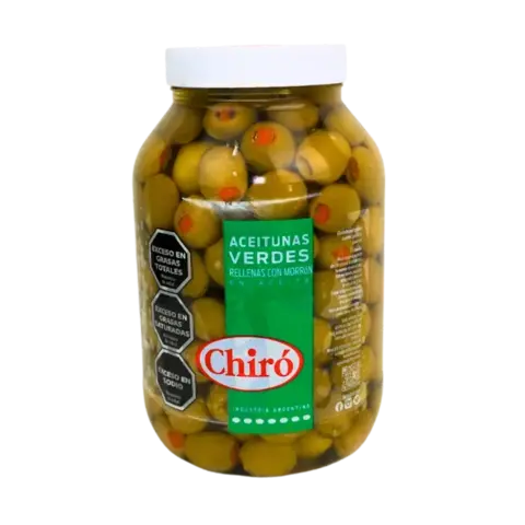 Aceituna Verde Rellena en Salmuera