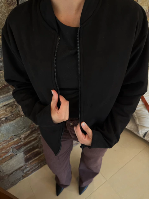 Campera efecto Gamuza - comprar online