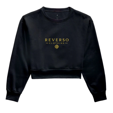 ESSENTIAL CROPPED GOLD - MOLETOM - comprar online
