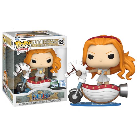 Funko Pop! Animation One Piece Nami With White Hobby Horse #128 — Wondrous Convention | Edição Limitada