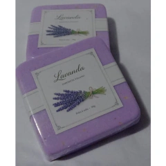 Sabonete Vegano - Caixa Rústica - Lavanda - Severina Cheirosa Empório do Banho