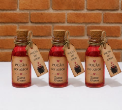 10 Poções do Amor | Sabonete Líquido 20ml | Lembrancinha na internet
