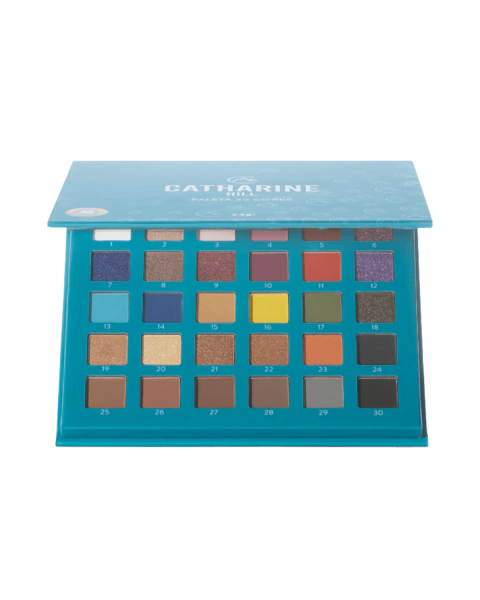Paleta de Sombras 30 Cores - Catharine Hill