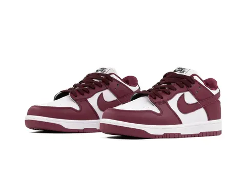 Nike Dunk Low Blanco/Vino
