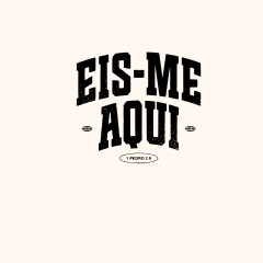 Imagem do CAMISETA OVERSIZED EIS ME AQUI