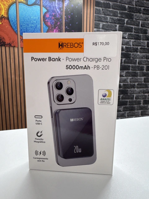 BATERIA PORTÁTIL 5000mAh - HREBOS