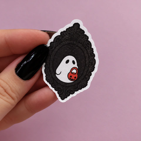 Adesivo Ghost Portrait – Fantasminha Halloween