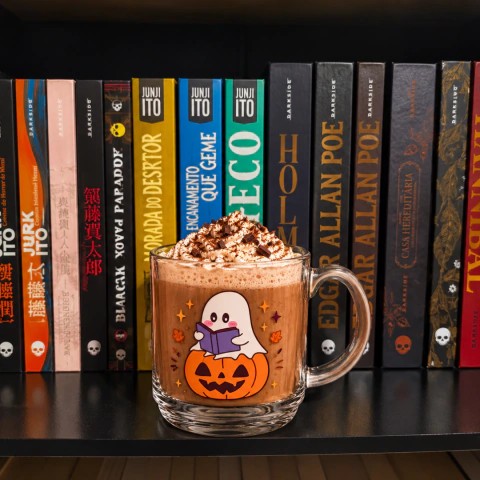 Caneca Pumpkin Ghost — Fantasminha na Abóbora