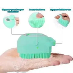 Lava Pelo Pet Escova Banho Cachorro Gato Dispenser Shampoo - Ponto Loja