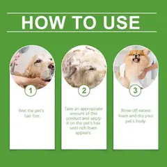 Shampoo E Condicionador 2 Em 1 Pets | Limpa Profundamente Nutre A Pele Para Casaco Saudável Brilhante – Cães Gatos - loja online