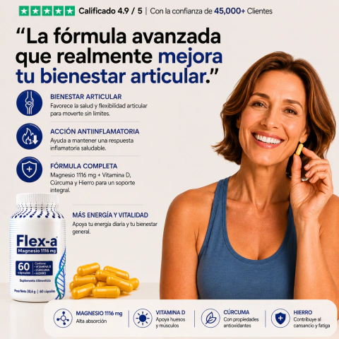 Flex-a Articular- Magnesio 1116 mg