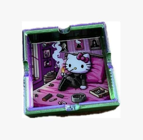 CINZEIRO QUADRADO 3D - HELLO KITTY - comprar online