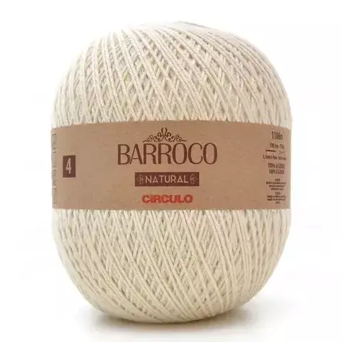 Barbante Barroco Natural 700g - Loja Zig Zag Aviamentos, Bordados e Enxovais