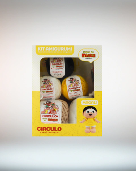 Kit Amigurumi Turma da Mônica - Magali