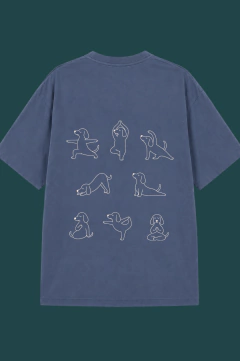 Reme over - YOGA SALCHIS - Azul estampa natural en internet
