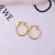 Brinco Argola (M) - Auroria - Semijoias Banhadas a Ouro 18K e Hipoalergênicas 