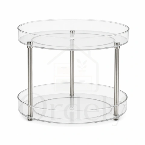 Organizador Giratorio 2 Niveles Acrílico - comprar online