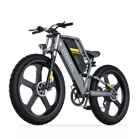 Bicicleta Elétrica Coswheel T26 — E-MTB Fat Tire 26 Polegadas