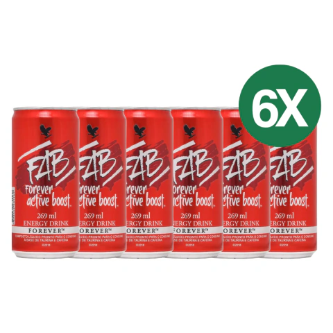 Energético FAB-Forever Active Boost - 6 Unidades (6321)