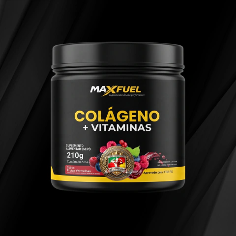 Colágeno + Vitaminas de Frutas Vermelhas