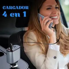 Cargador carga rapida 4 en 1 con luz - Ring!