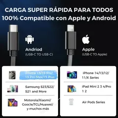 Cargador carga rapida 4 en 1 con luz - tienda online
