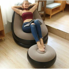 Sillón Inflable Puff con Posapiés/Apoyapiés + Inflador - Oficina/Hogar/Terraza | Hogar y Decoración Ring - Ring!