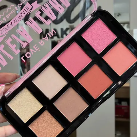 Paleta Iluminador, Blush e Contorno Lové Rain