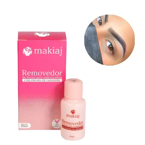 Removedor de Henna para Sobrancelhas 10ml Makiaj