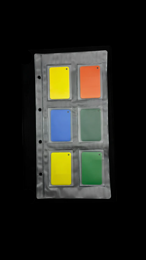 Envelope Mostruário com 12 Bolsos e 4 Furos – PVC Sarja Translúcido - comprar online